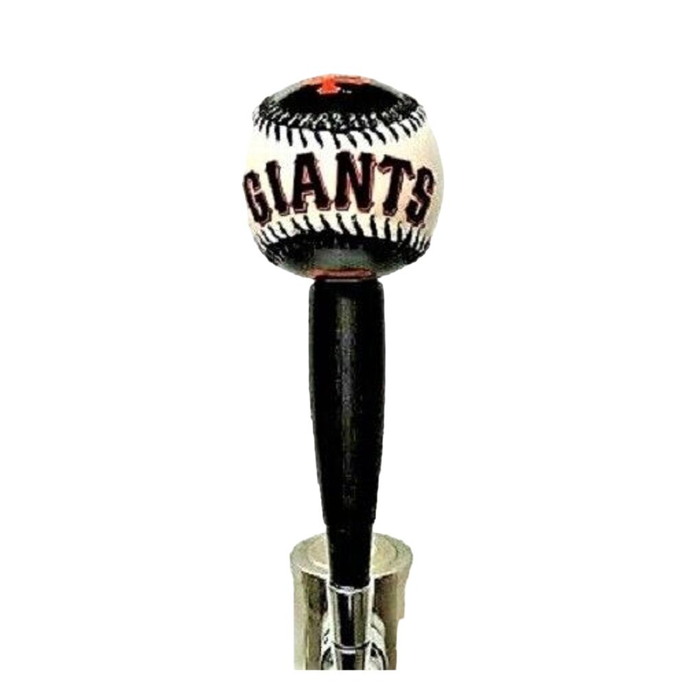 MLB San Francisco Giants Beer Tap Handle Kegerator Pub Style Baseball Wood Black